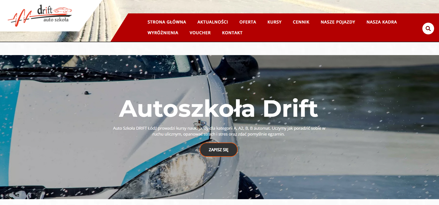 Header: strona główna